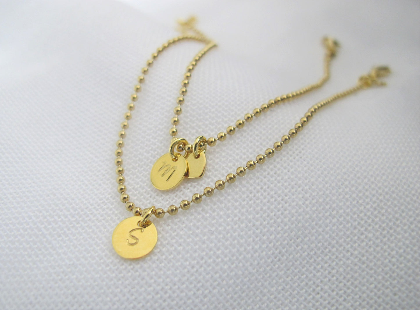 Armkettchen Dottie personalisierbar 925 Silber vergoldet