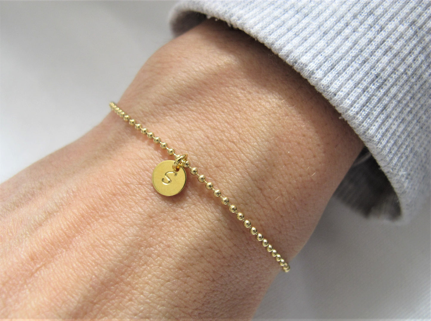 Armkettchen Dottie personalisierbar 925 Silber vergoldet