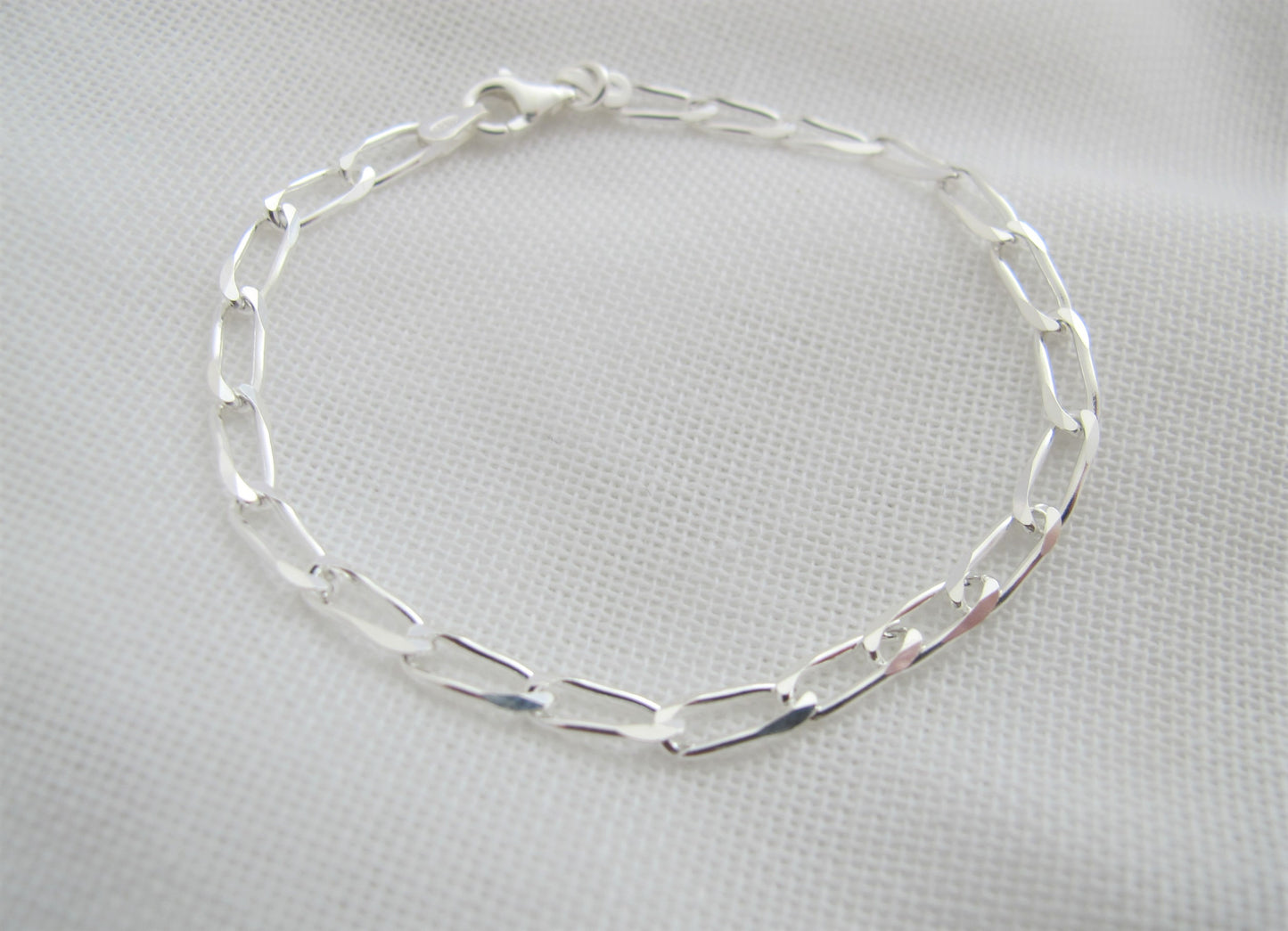 Panzerarmband 925 Silber