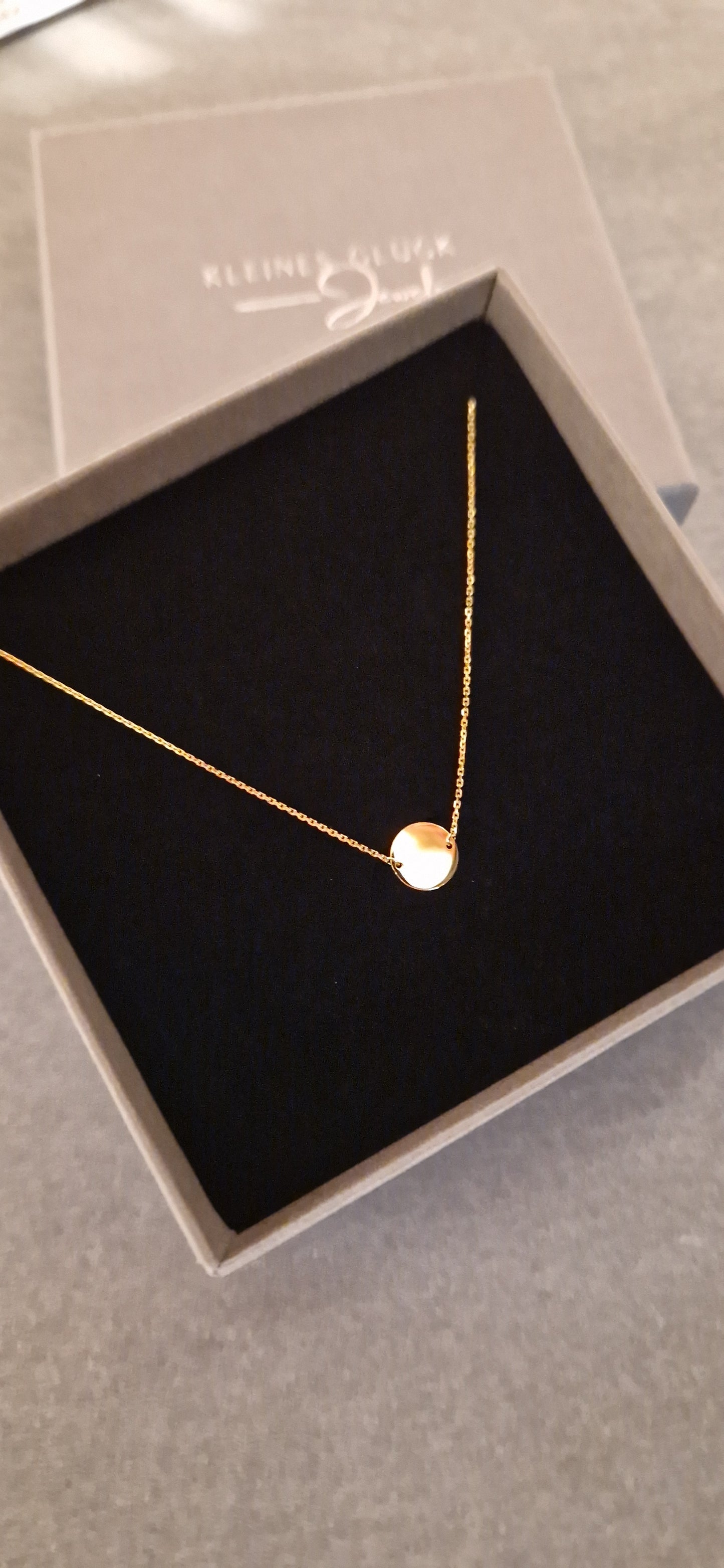 333er Gold Plättchenkette