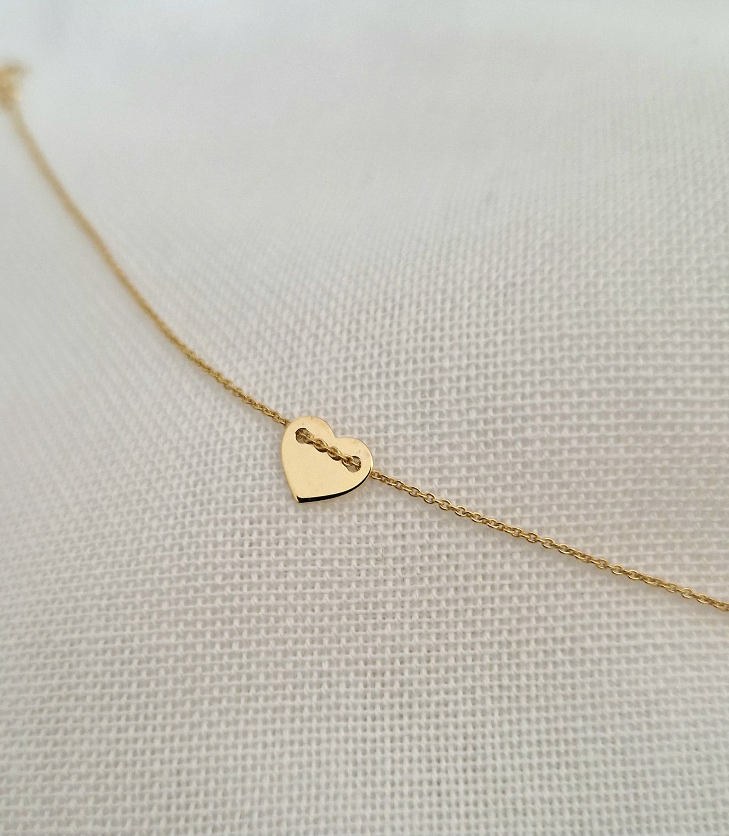 Herz Armkettchen 333 Gold