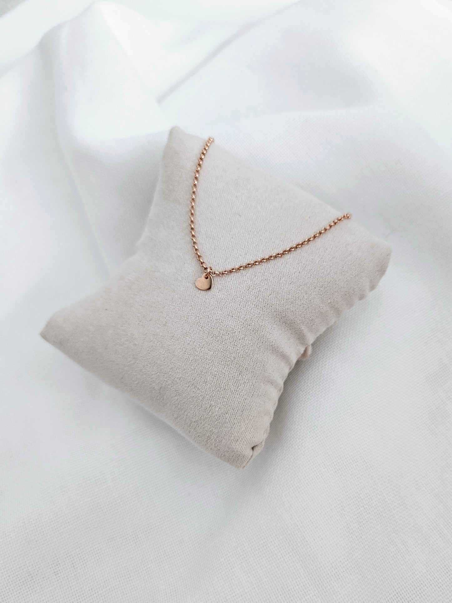 Kette Little Heart 925 Silber rosévergoldet