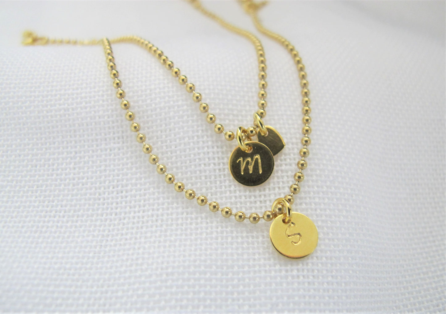 Armkettchen Dottie personalisierbar 925 Silber vergoldet