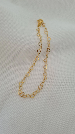 Herzchen Armband 925 Silber