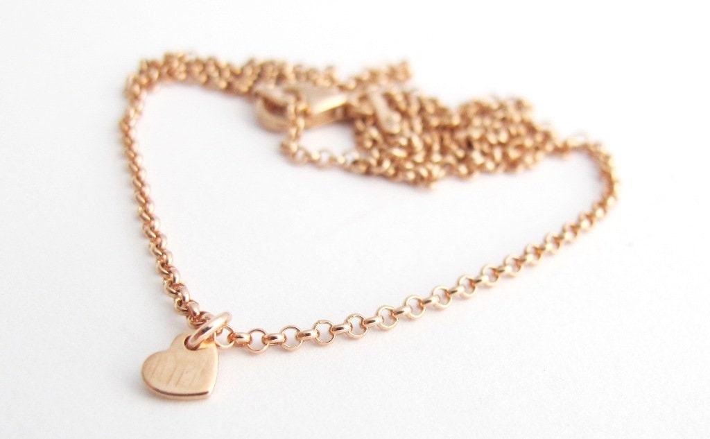 Kette Little Heart 925 Silber rosévergoldet