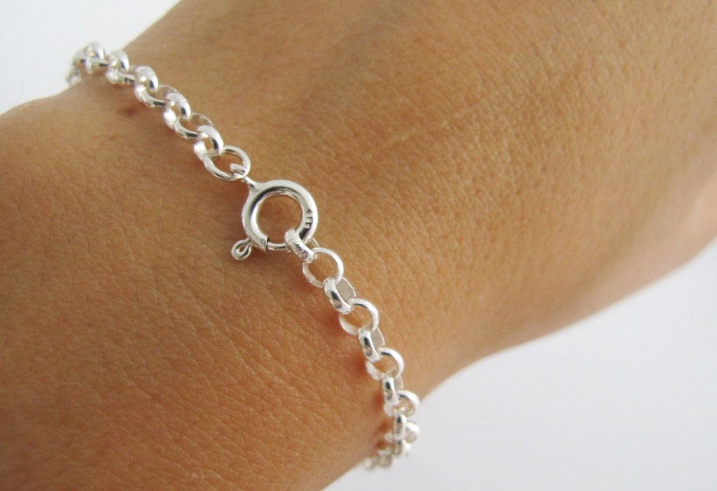 Armband ROLO 925 Silber | Gliederarmband Silber