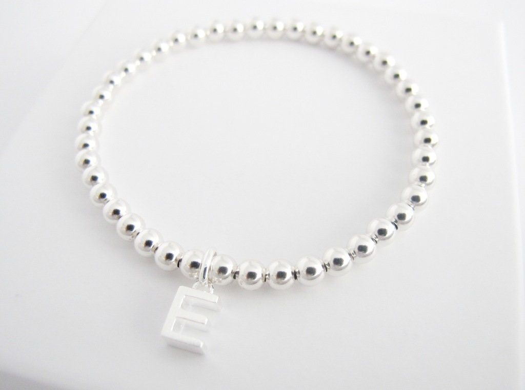 Kugelarmband 'Name it' 925er Silber | Armband Initialen