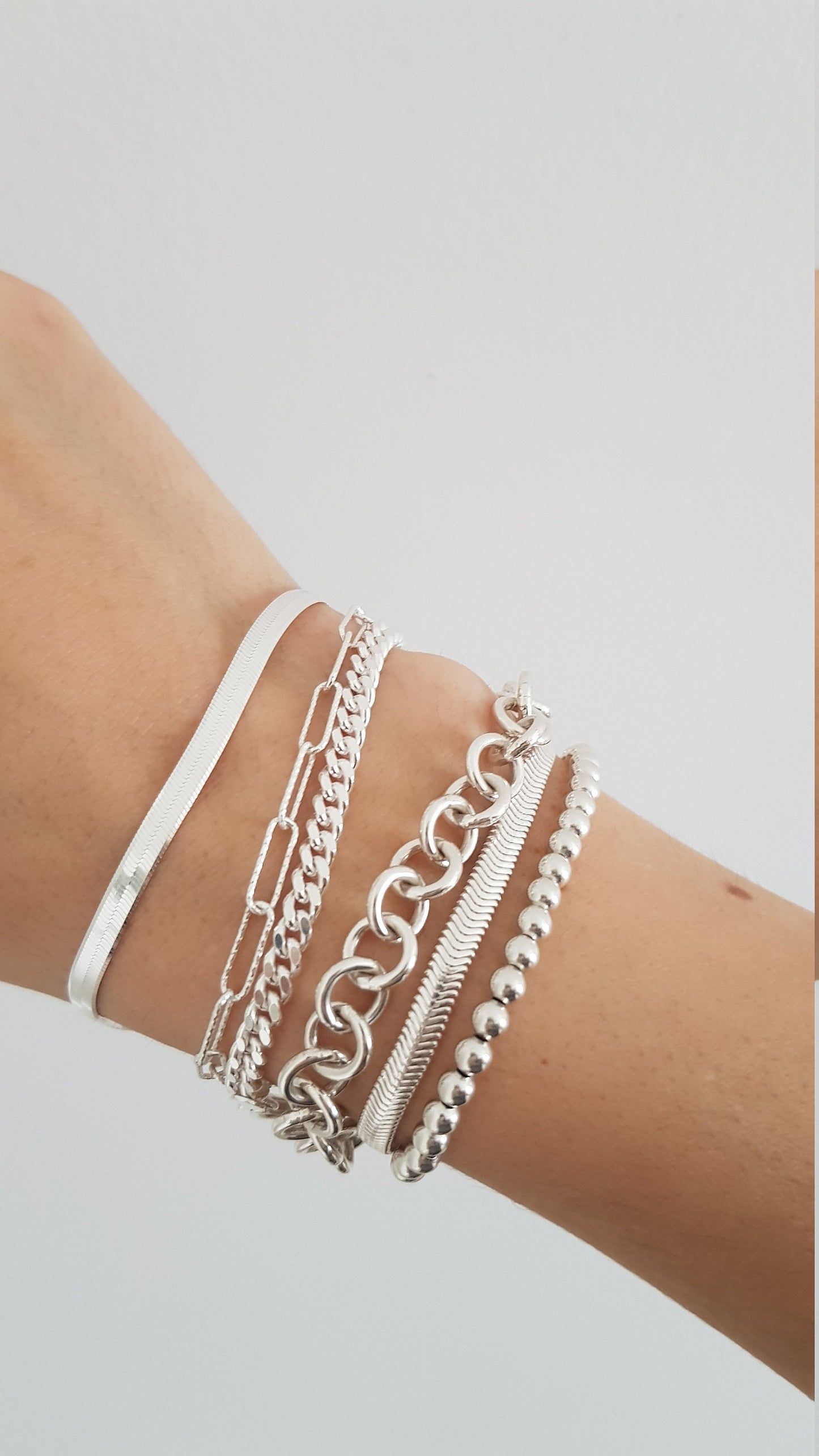 Armband Gloria 925er Silber | Panzerarmband