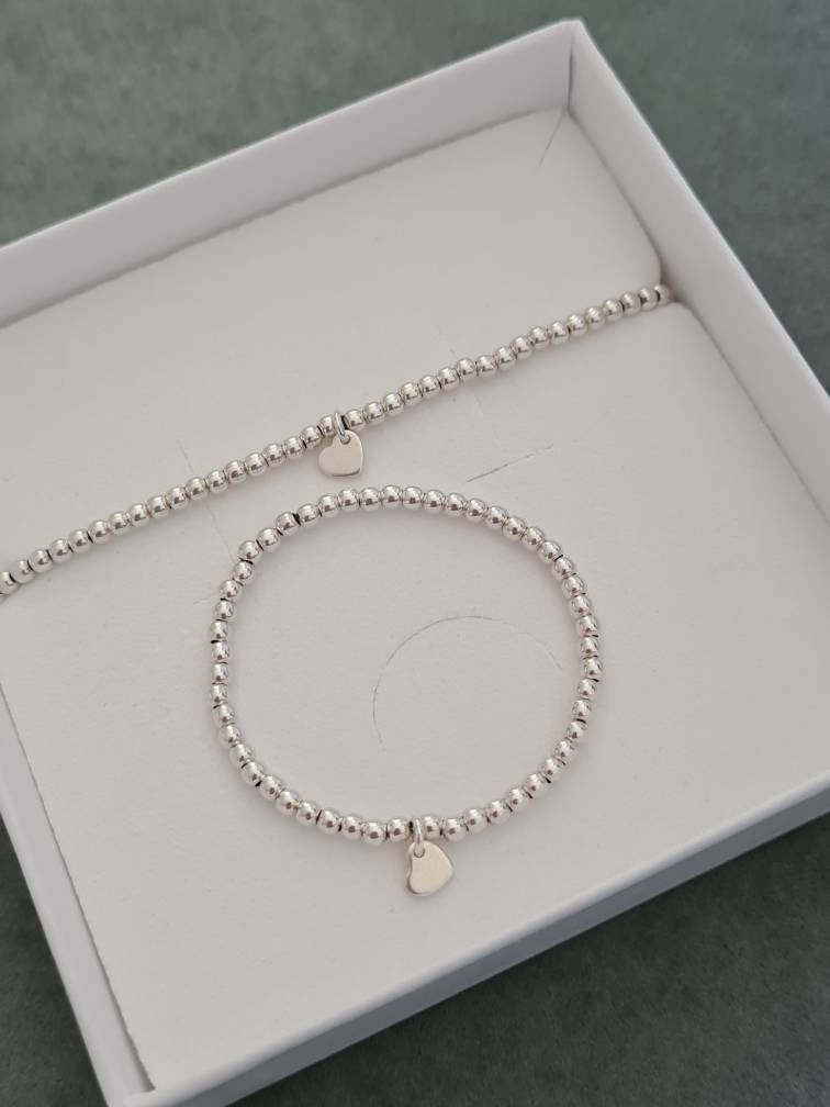 Mama-Tochter Armband Set Little Heart 925er Silber | Mutter-Tochter Schmuck