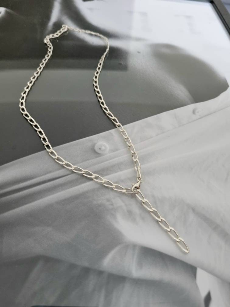 Y-Kette EASY 925 Silber | Gliederkette | Silberkette