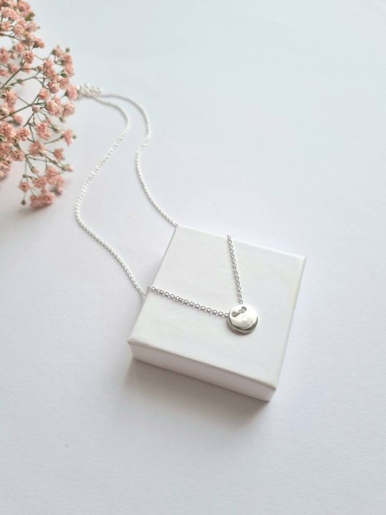 Kette Ellie 925 Silber | Halskette mit Plättchen | filigrane Silberkette