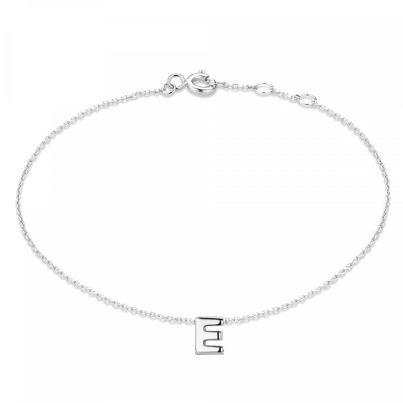 Buchstaben Armkettchen 925 Silber | filigranes Armband | Armband mit Initialen